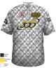 Keven Grid Chess White & Gray Color Jersey Replica