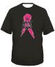 60% Cotton / 40% Poly Paint The Lanes Pink T-Shirt
